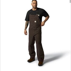 Carhartt Men’s Insulated Bib Overall Loose Fit